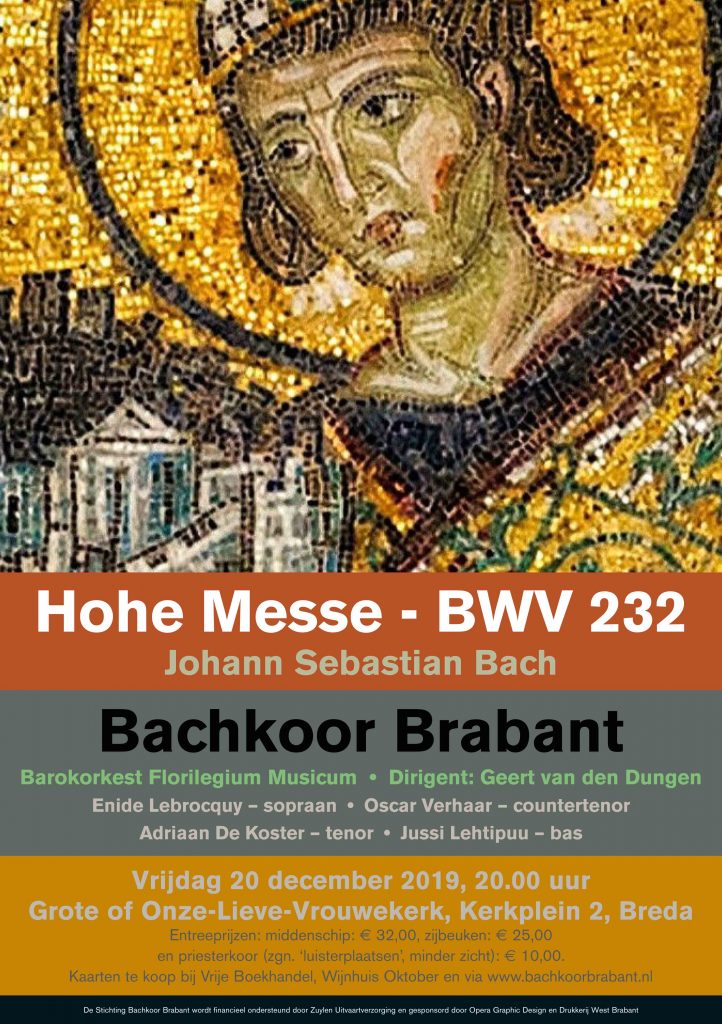 Uitvoering Hohe Messe Bachkoor Brabant